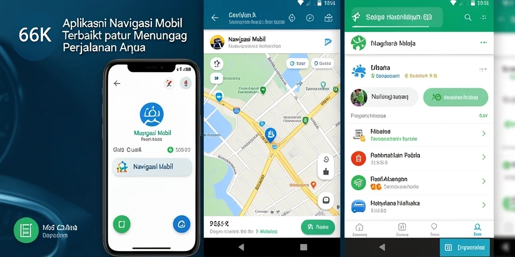 Antarmuka intuitif dan informasi navigasi yang akurat dari 66K.