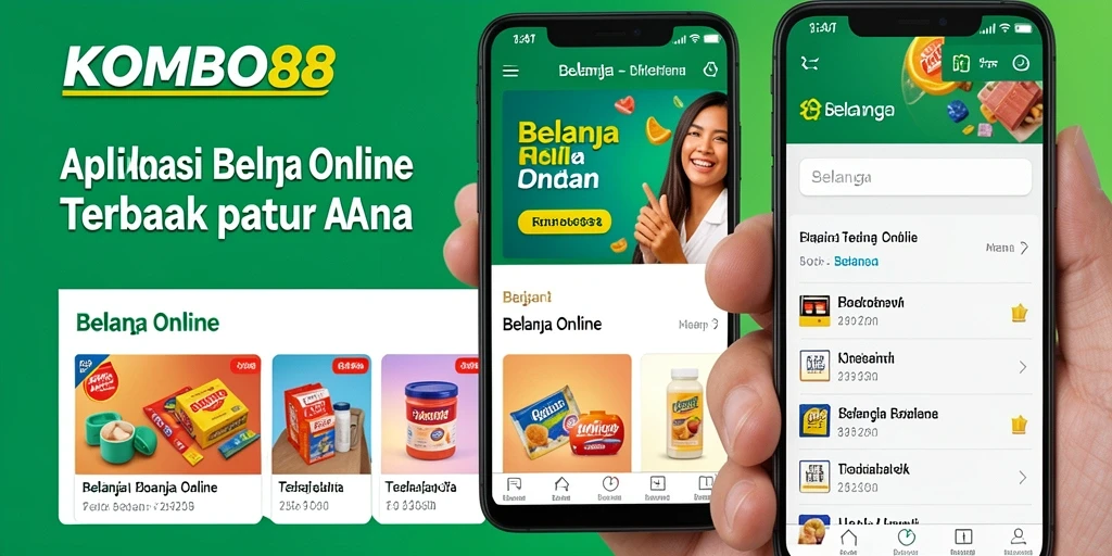 Antarmuka KOMBO88 yang menarik dan fungsional untuk belanja online.